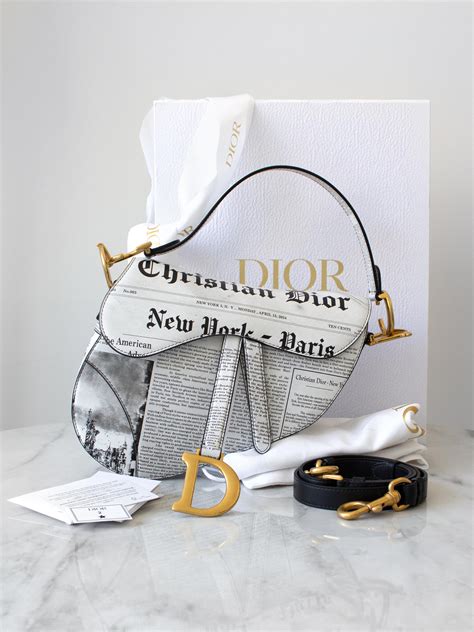 dior newspaper saddle bag 2024